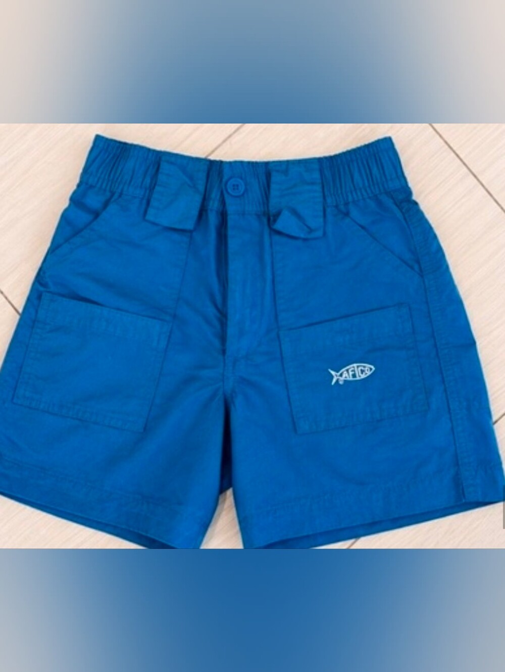 AFTCO Boys Shorts Size 20 – Blue Fishing/Performance Shorts 🌊🐟